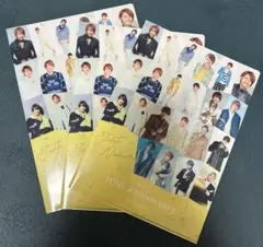 WEST. 中間淳太10th Anniversaryクリアファイル3枚まとめ売り