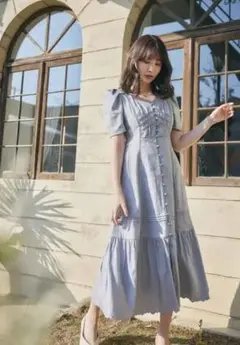 herlipto Time After Time Scalloped Dress