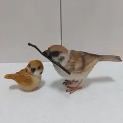 スズメ 置物 オブジェ セット