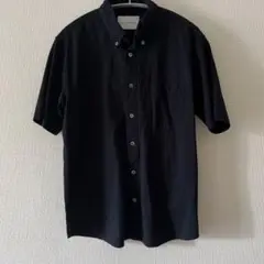 ADAM ET ROPÉ 半袖 ボタンダウン シャツ　ネイビー