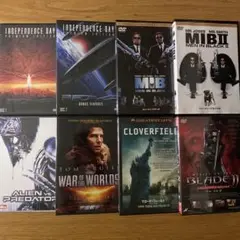 SFパニック/アクション映画など セル版DVD 7作品セット (ケース無し)