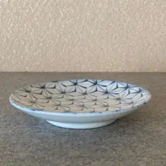 染付　小皿　4枚セット　4寸皿　和食器　磁噐　陶器