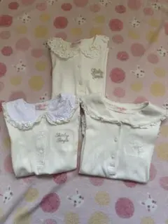 Shirley Temple ホワイトTシャツ 3枚セット