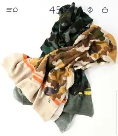 45R フロート縮絨ポコマフラー ウールマフラー