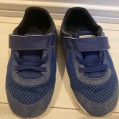 メルカリ最安値❣️Nike 青 スニーカー マジックテープ付き