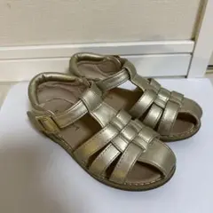 ブランシェス　ゴールドサンダル　17cm
