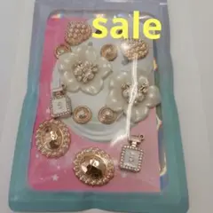 クロックスアクセサリー SHOE CHARM 　パールフラワー