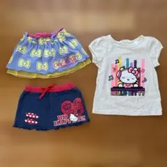 BABYDOLL Hello Kitty ベビー服 3点セット