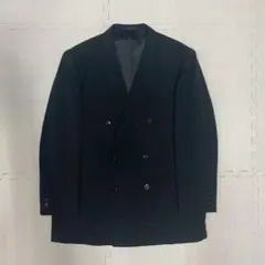 ブラック ダブルブレストジャケット