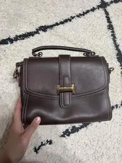 2Wayフラップスクエアショルダーバッグ