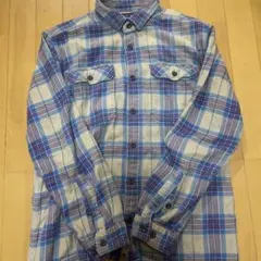 patagonia オーガニックコットン チェックネルシャツ