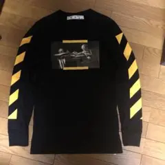 オフホワイト ロンTシャツ