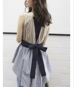 お値下げ♡SEVEN TEN セブンテン バックリボン トップス ストライプ