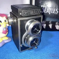 アンティーク蔵出し未使用近CRYSTAR FLEX 二眼レフ機能完動本体合皮傷無 2025年最新】crystar 二眼レフの人気アイテム - メルカリ