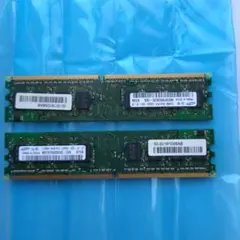 サムソン デスクトップPC用メモリ DDR2 512MB 2枚セット