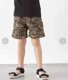 グローバルワーク　GLOBAL WORK エアカルショーツ　迷彩　100