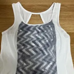 Lululemon ルルレモン　トップス　6 ホワイト×グレー