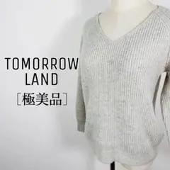 【極美品】アンゴラミックスVネックセーター ざっくりローゲージニット♪