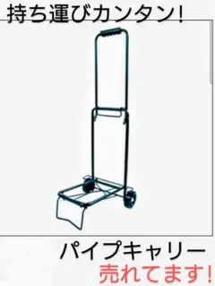 ★【新品未使用!激安送料込!】コンパクトパイプキャリー 耐荷重20kg