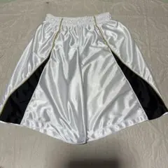 ホワイト バスケットボールショーツ Mサイズ