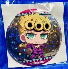 JOJO WORLD ミニゲーム B賞 ジョルノ・ジョバァーナ ホロ缶バッジ