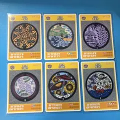 ★マンホールカード　お買い得　愛知県6枚セット 一宮市・犬山市・津島市他3枚