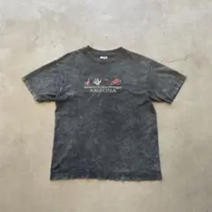 90s USA製 Hanes フェード ボロ ARIZONA 刺繍 Tシャツ L