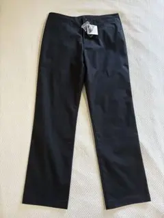 【新品・未使用】UNIQLO ユニクロ★②黒ストレッチピケ★スリムパンツ★61