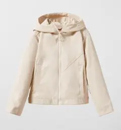 ZARA ラバーレインコート フーディ
