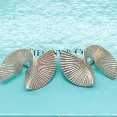 美品✨ TIFFANYu0026Co. 入手困難 ウェーブシェル イヤリング Ag925