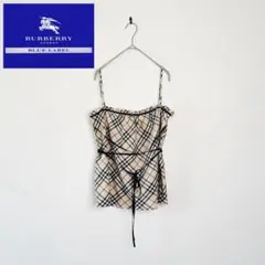 BURBERRY BLUE LABEL ノバチェック キャミソール 36 Y2K