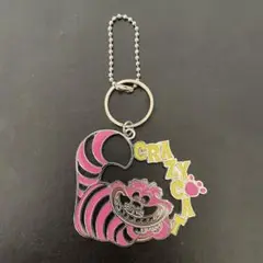 【未使用】チシャ猫　キーホルダー　アミューズメント品　不思議の国のアリス