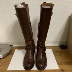 レザーブーツ 本革 ロングブーツ 36