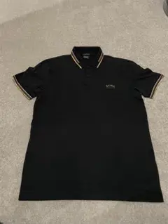 HUGO BOSS ブラックポロシャツ Lサイズ