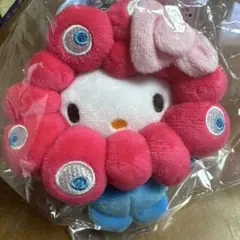 本日購入！！キティ　ぬいぐるみ カラビナ付き　万博　ミャクミャク