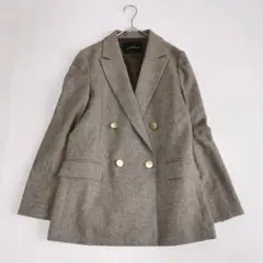 24aw【美品✨】ユナイテッドアローズ メランジツイル ダブル ジャケット 38