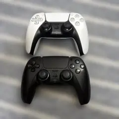 PS5 コントローラー ホワイト ブラック セット
