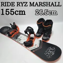 RIDE RYZ MARSHALL 155cm スノーボード 3点セット