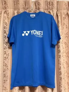 YONEX ブルー　シャツ　Lサイズ　青