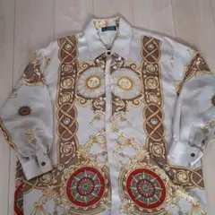 8855VERSACE(ベルサーチ)ヴェルサーチ総柄シャツ