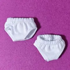 ②1/12サイズ 下着 ホワイト 2点セット