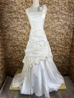 【中古】ウェディングドレス9T 結婚式 パーティードレスW23*C60