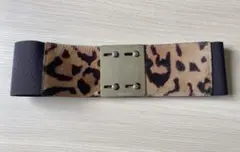 MaxMara マックスマーラ ヒョウ柄 ベルト Sサイズ