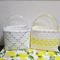 かごバッグ♡ 2個セット　ハンドメイド