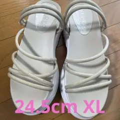 NUOVO ベージュ　厚底　サンダル　24.5 XL
