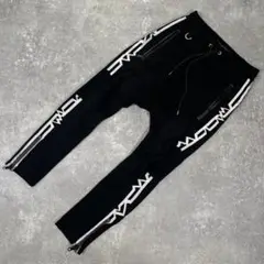 NO ID. サルエルパンツ　ジャージ【１】サイドライン　モード