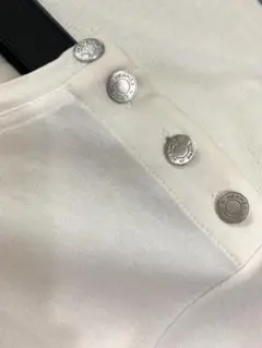 希少 HERMES エルメス セリエボタン ロンT シャツ