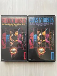 Guns N' Roses 1992年 東京 ライブ VHS 2本セット ビデオ