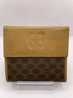 セリーヌ 三つ折り財布 マカダム トリオンフ