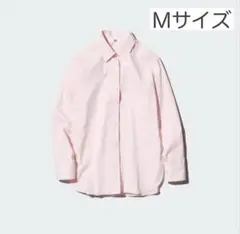 【Mサイズ】UNIQLO ユニクロ　コットンシャツ ピンク